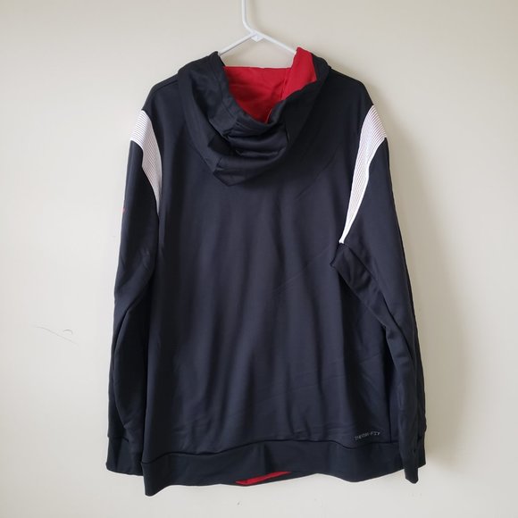 Nike Atlanta Falcons Therma Fit NFL Hoodie Sweatshirt Men's Size 3XL Black NWT - Picture 3 of 11